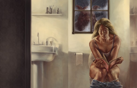 A fantastic sketch of one of the scenes