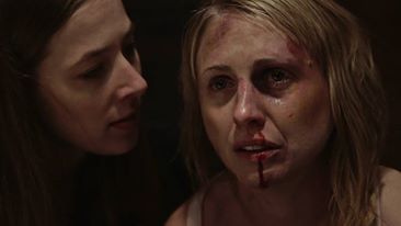 Erin and Bec sharing a scene together